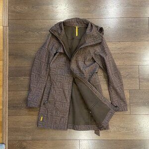 Lole fleece lined rain jacket size small